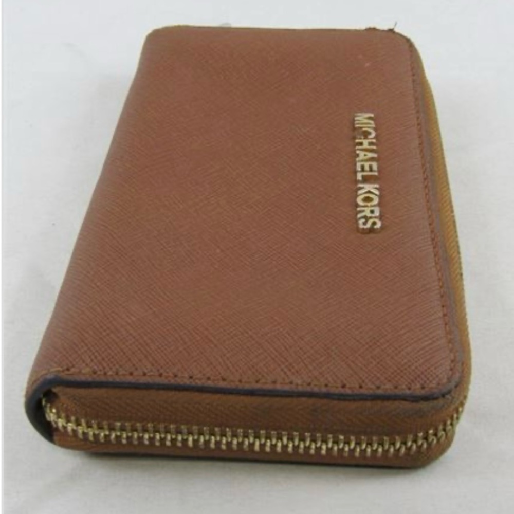 MICHAEL KORS Pebbled Leather Purse & Brown Wallet Set - Picture 10 of 12